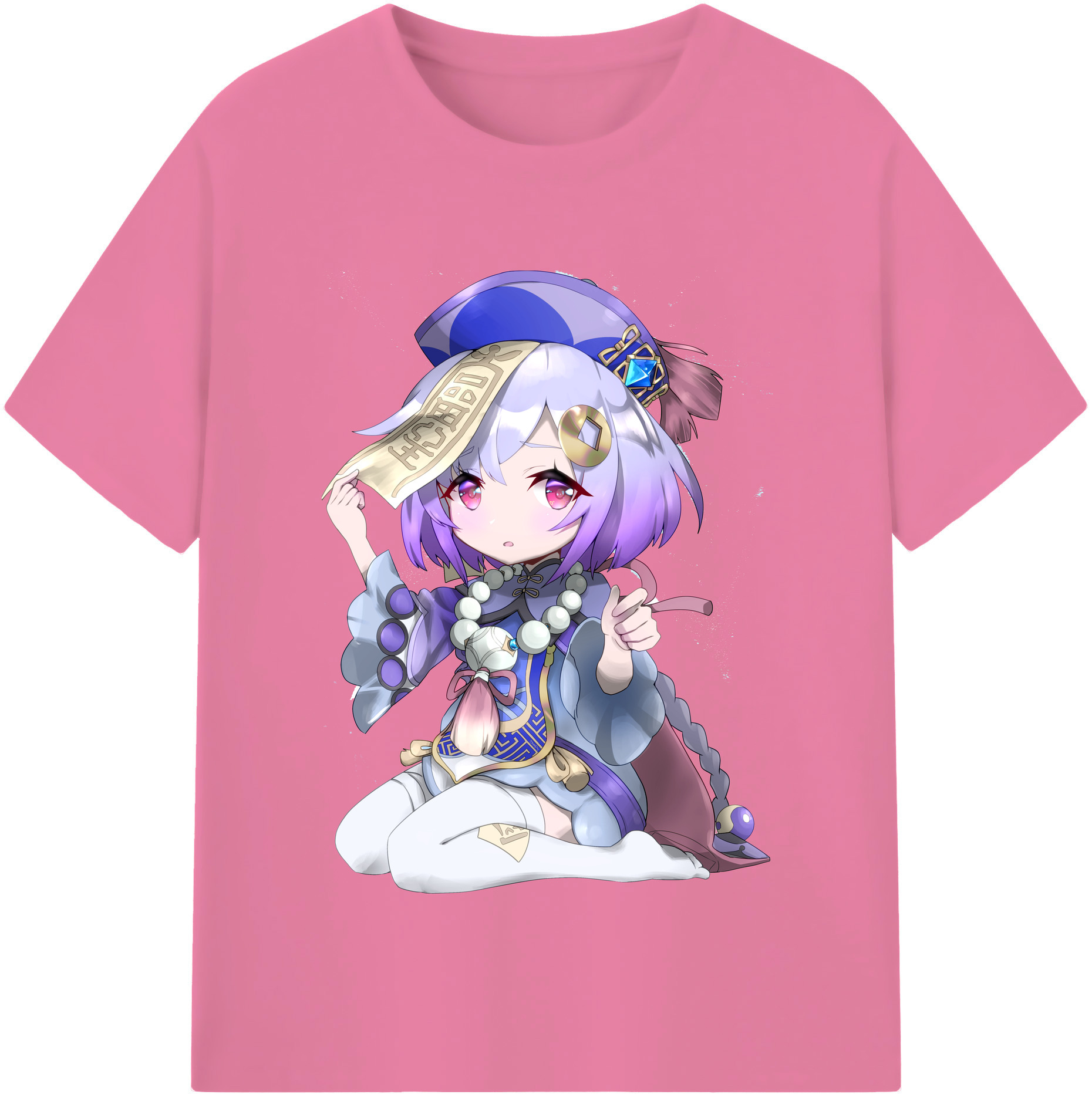 げんし神 七七 なな  genshin Nana 綿100％半袖Tシャツ（フロントプリント）